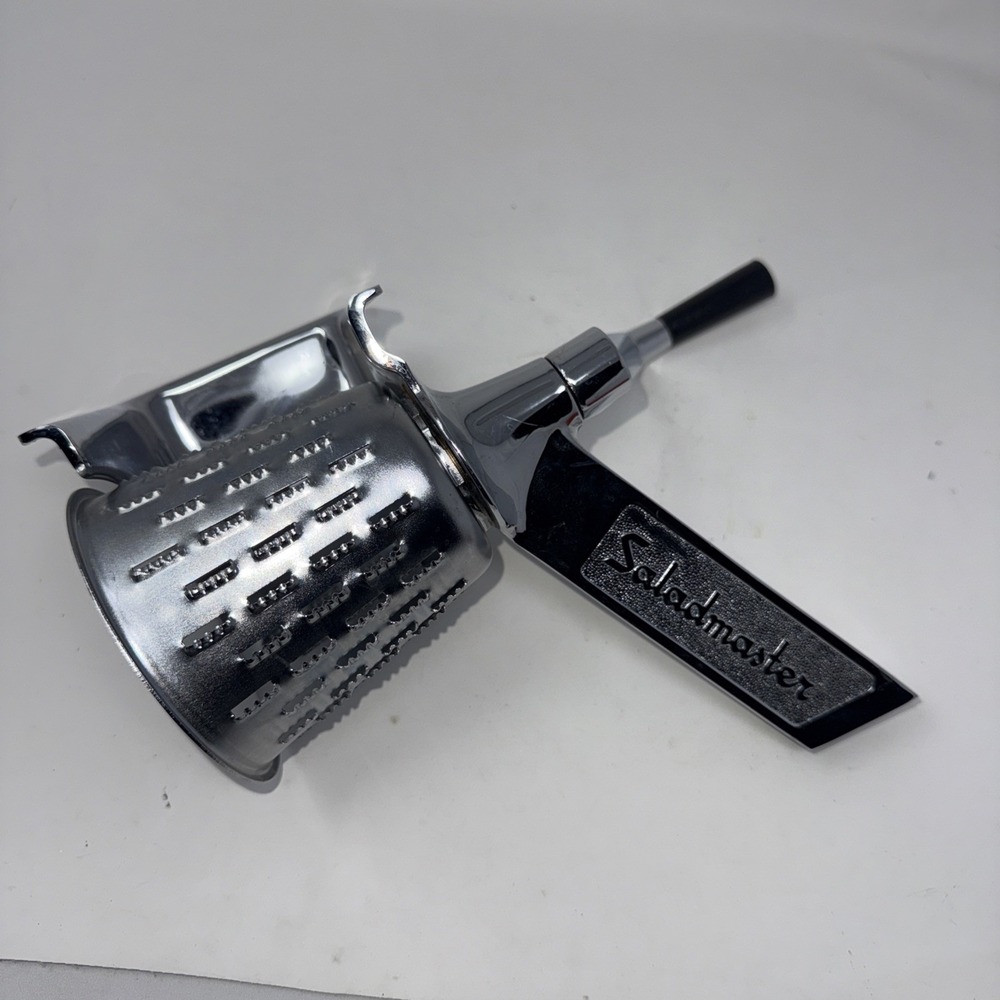 Vintage Saladmaster Food Processor Cutter Shredder Grater Slicer USA Read